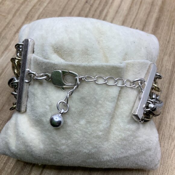 Jenny Bird Austin Mixed Metal Chain Multi Strands Bracelet - Picture 4 of 6